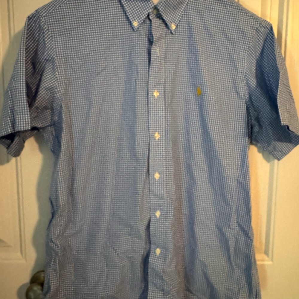 Ralph Lauren Men’s Blue Gingham Shirt